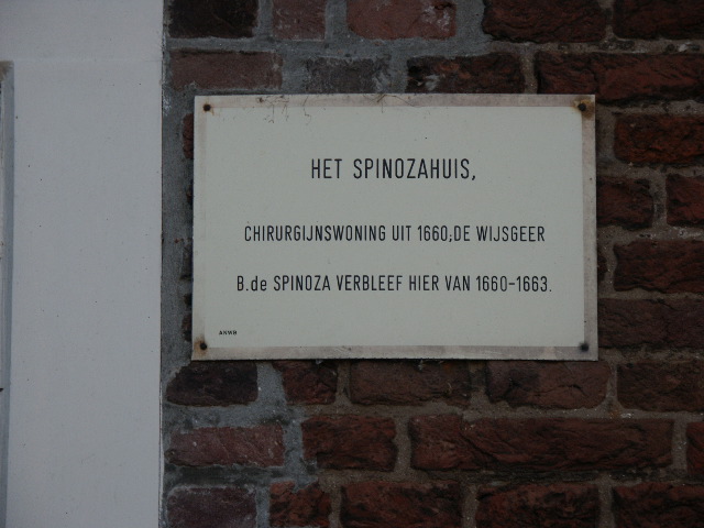 Doctor's home from 1660; The philosopher Benedict de Spinoza lived here from 1660-1663.