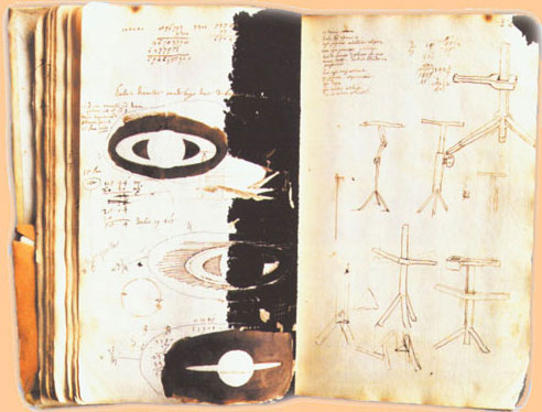 workbook of Christiaan Huygens